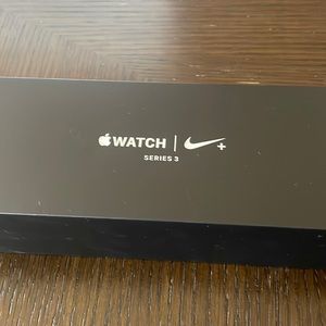 Apple Watch Series 3 box. Included with original Nike sport loop bands.